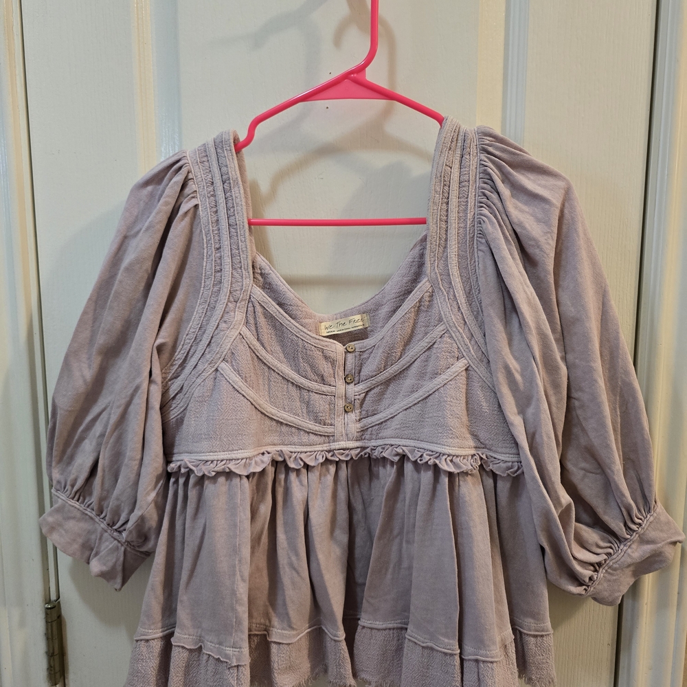 We The Free Lilac Blouse